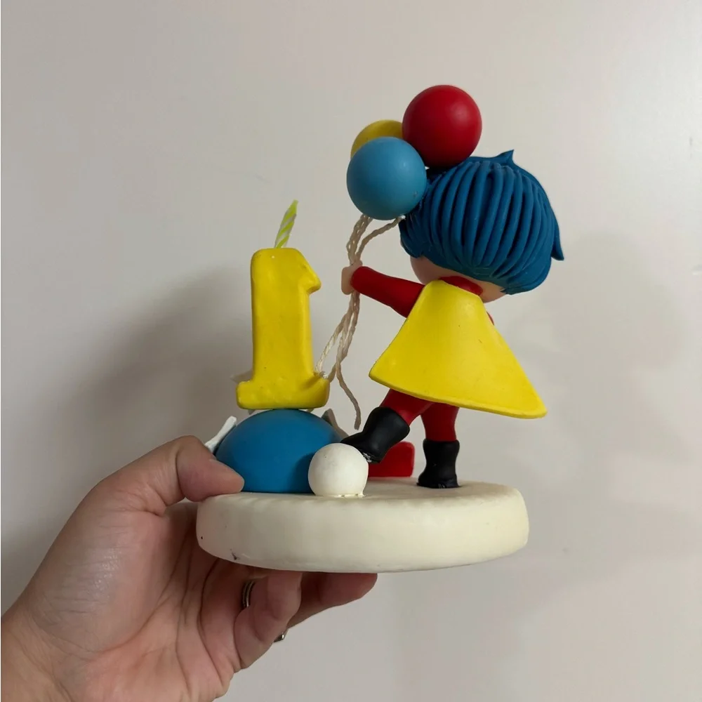 ⚡️Colorful Clown Cake Topper with Balloons